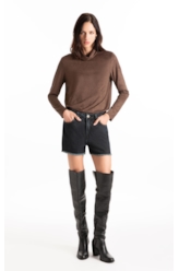 Short Blue Brown Lav.Black