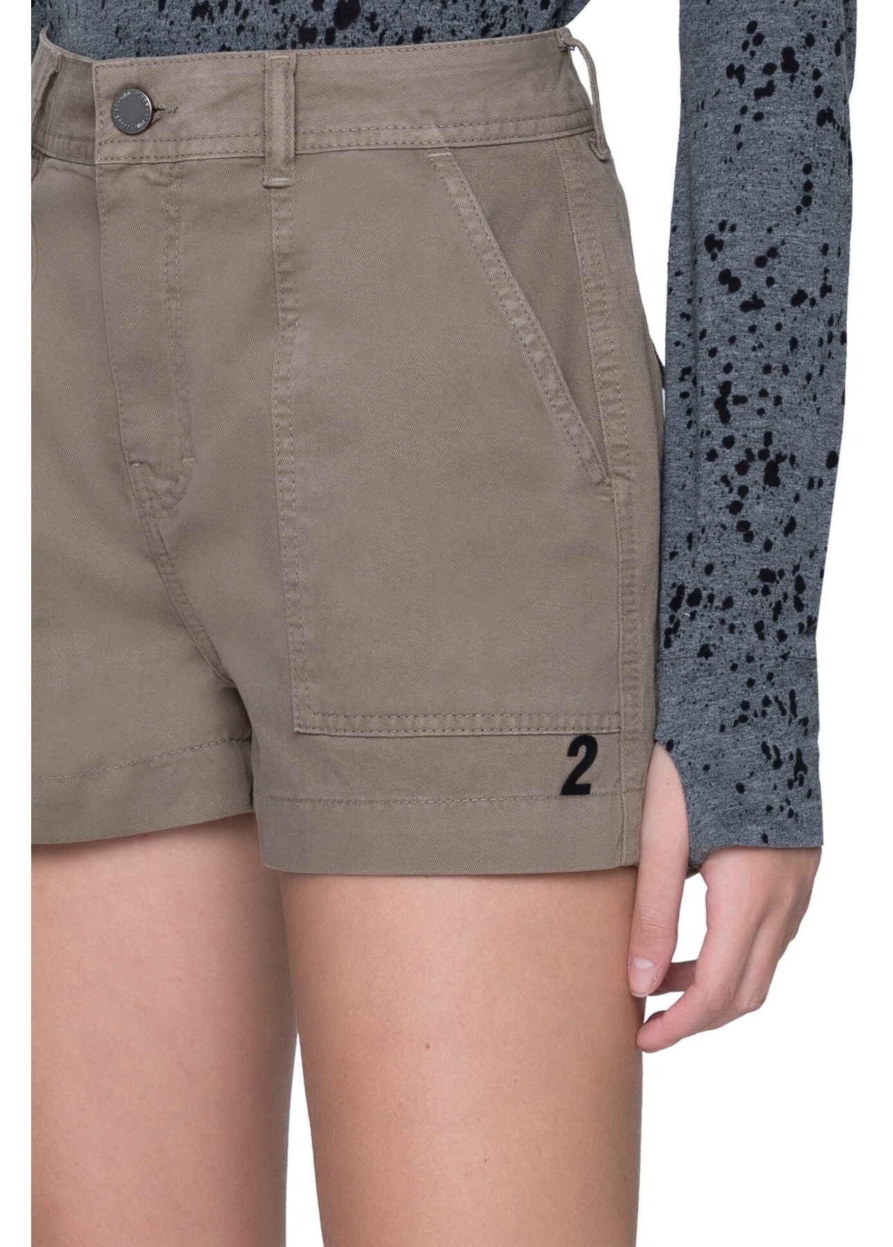 Short Cargo Color Verde Militar