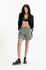Short Check Cargo Caqui