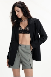 Short Check Cargo Caqui