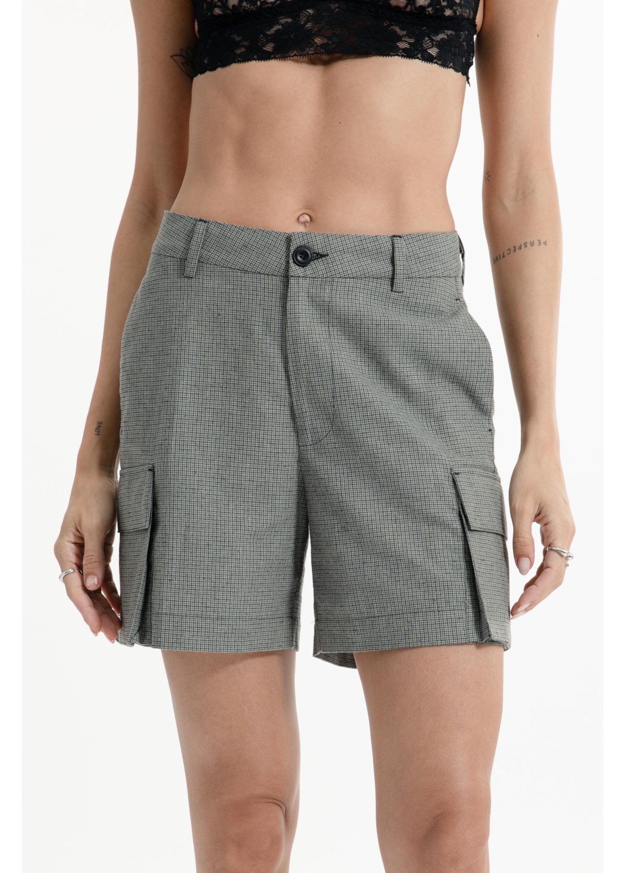 Short Check Cargo Caqui