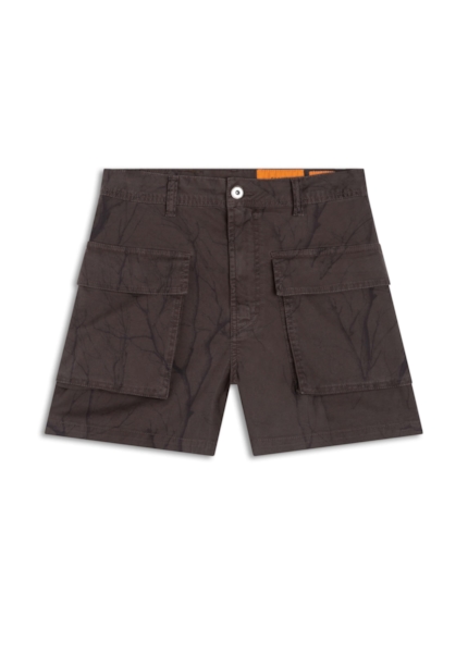 Short Color Canvas Ellus Grove Marrom Escuro