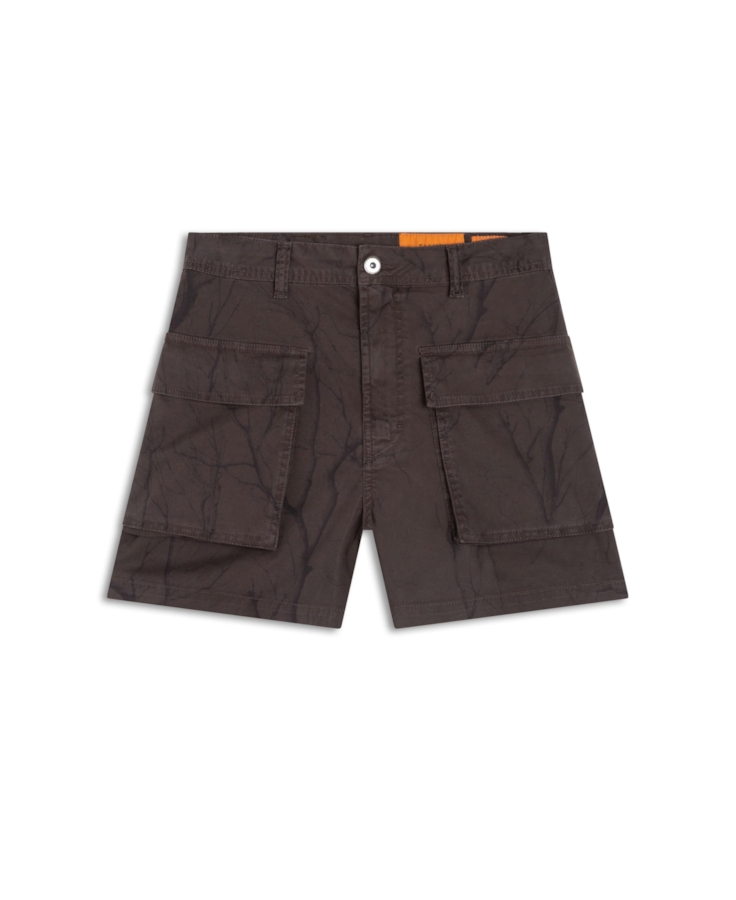 Short Color Canvas Ellus Grove Marrom Escuro