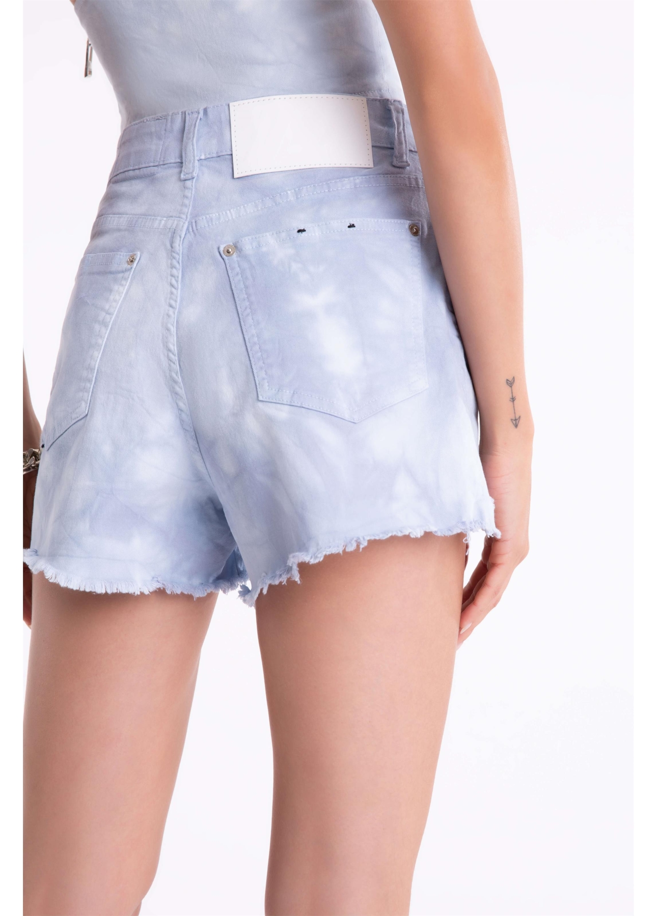 Short Color Power Tie Dye Azul Pervante