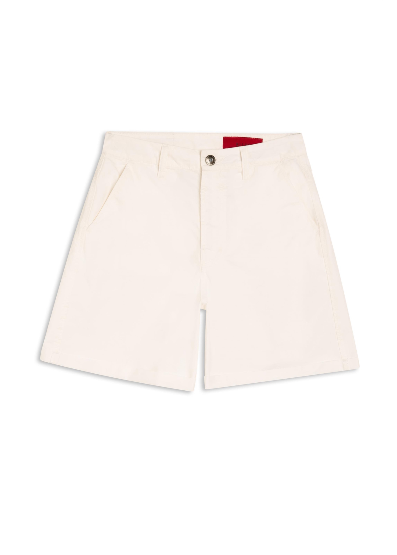 Short Color Techno Light Mom Off White