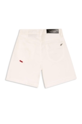 Short Color Techno Light Mom Off White