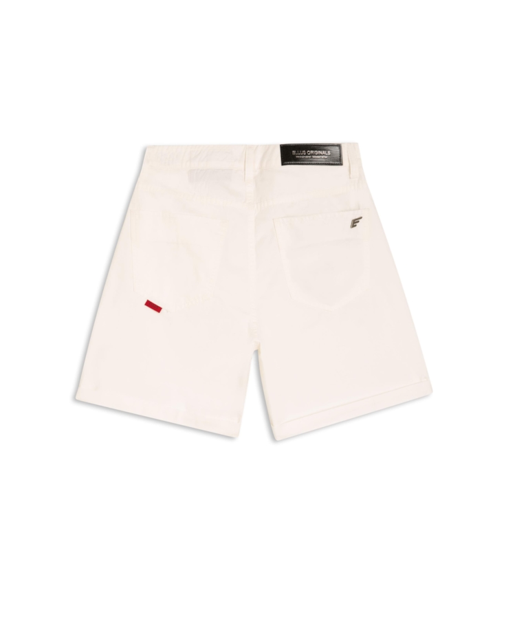 Short Color Techno Light Mom Off White