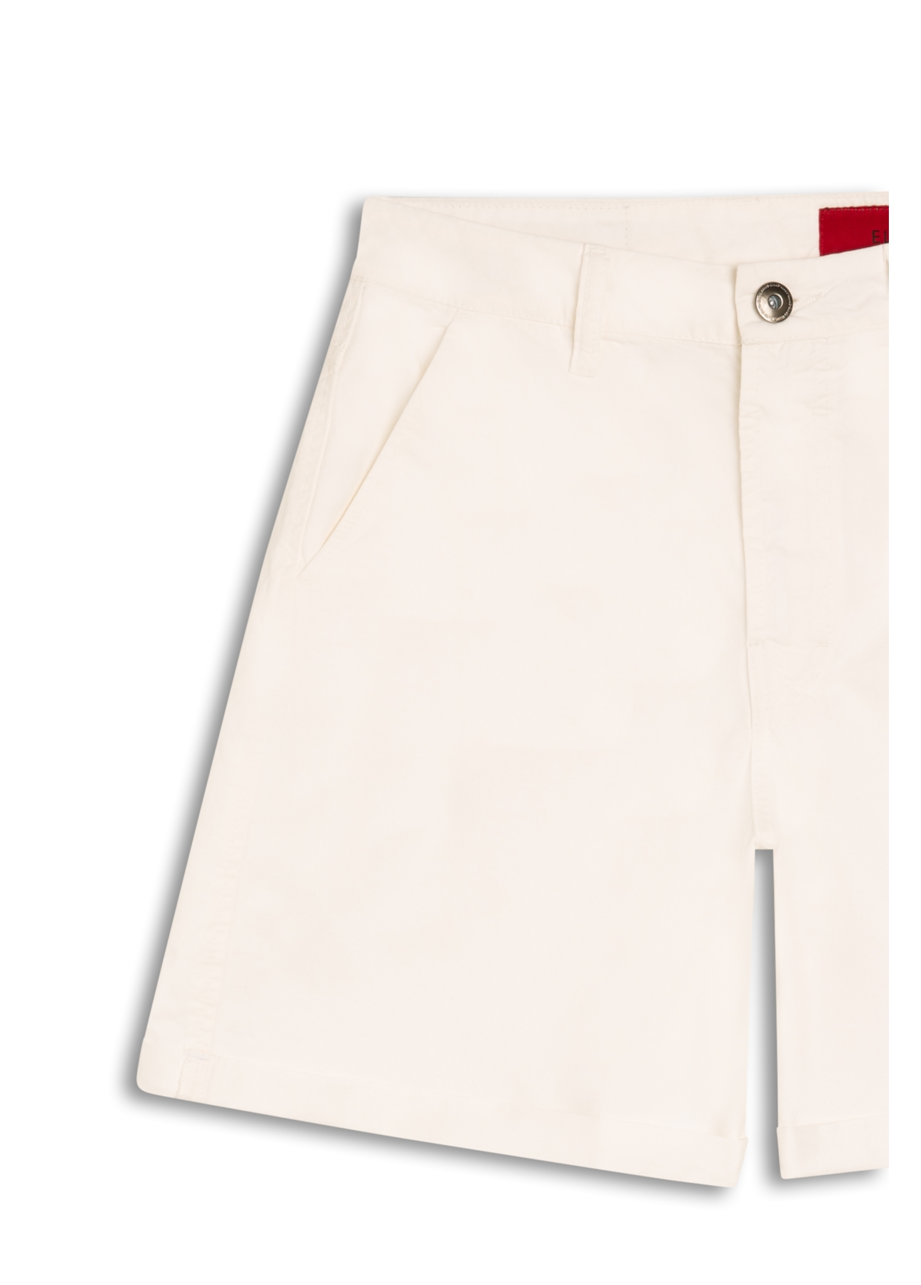 Short Color Techno Light Mom Off White