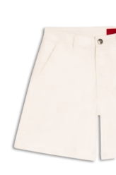 Short Color Techno Light Mom Off White