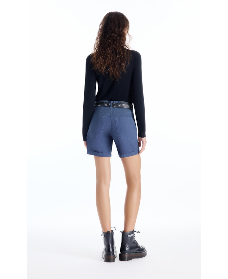 Short Color Twill Carbono