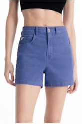 Short Color Twill Power Azul Jeans