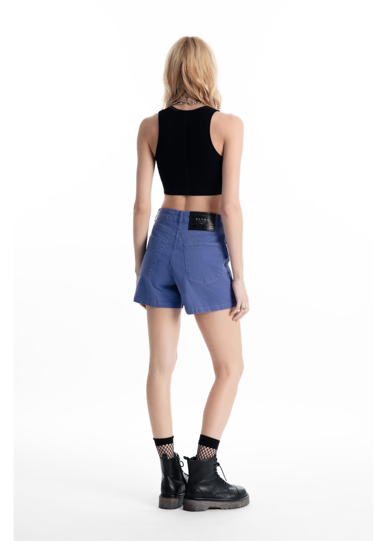Short Color Twill Power Azul Jeans