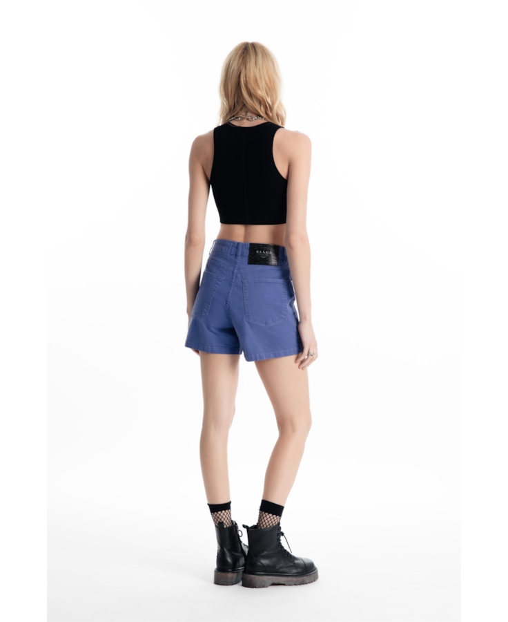 Short Color Twill Power Azul Jeans