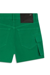 Short Color Twill Power Cargo High Green