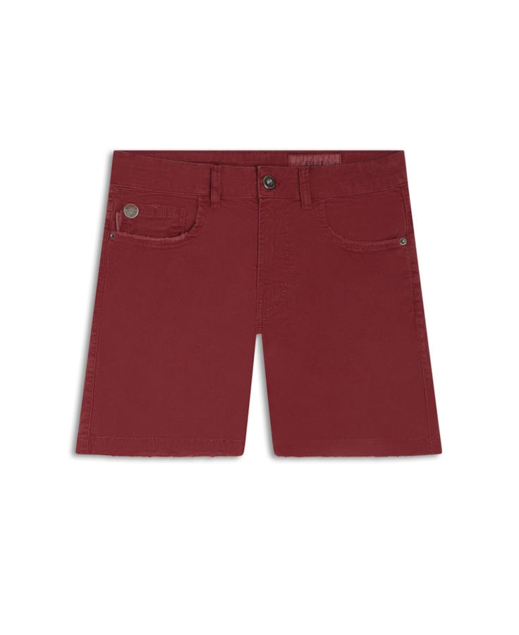 Short Color Twill Power Classic 5 Pckts Bordeaux