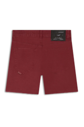 Short Color Twill Power Classic 5 Pckts Bordeaux