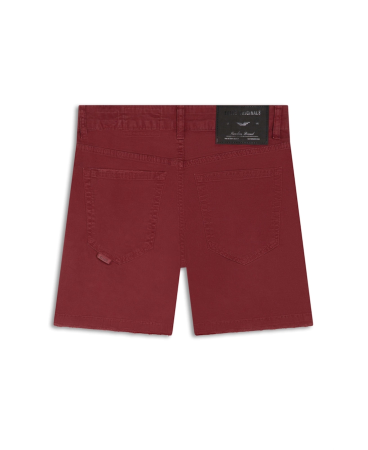 Short Color Twill Power Classic 5 Pckts Bordeaux