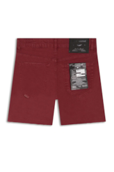 Short Color Twill Power Classic 5 Pckts Bordeaux