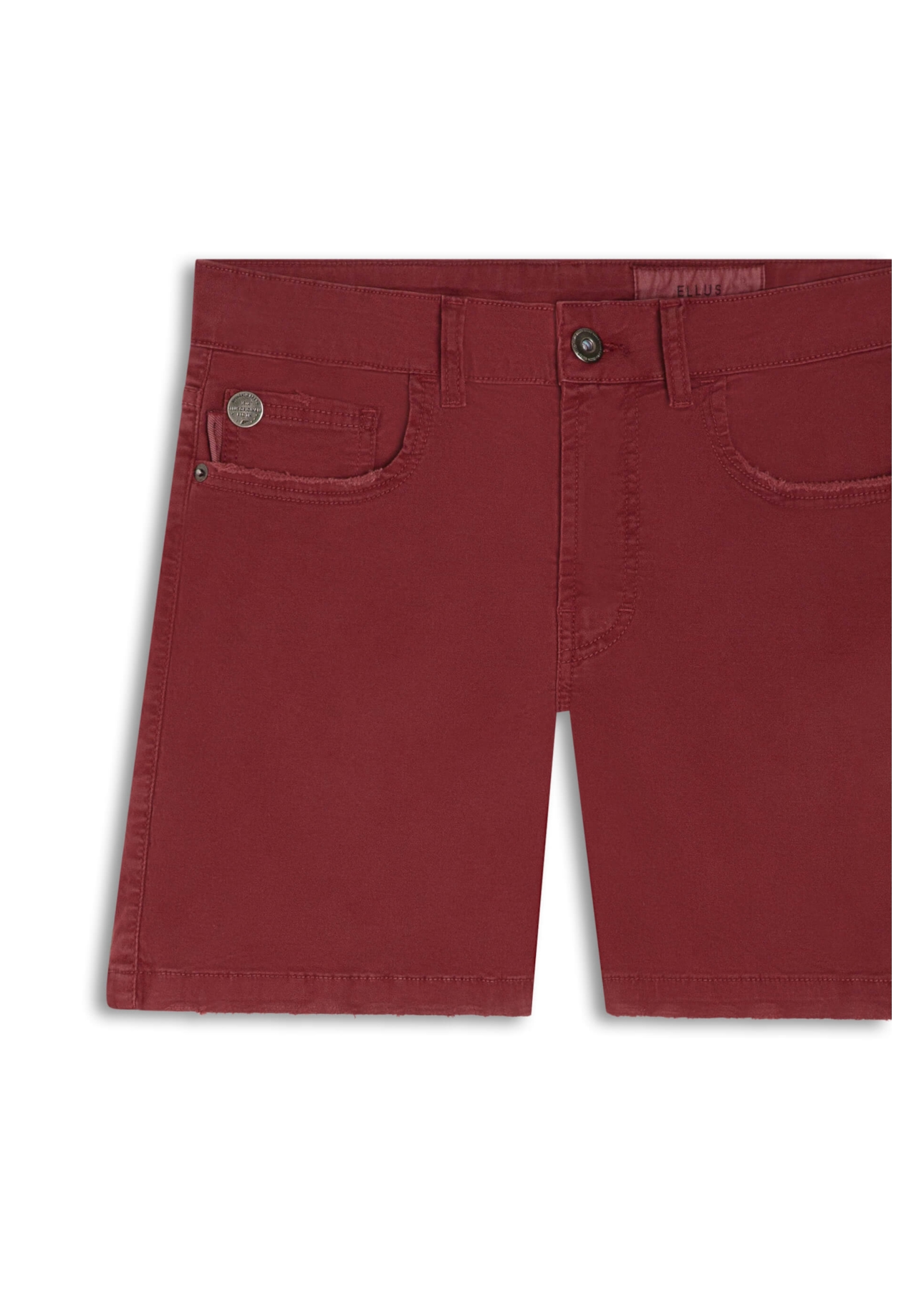 Short Color Twill Power Classic 5 Pckts Bordeaux
