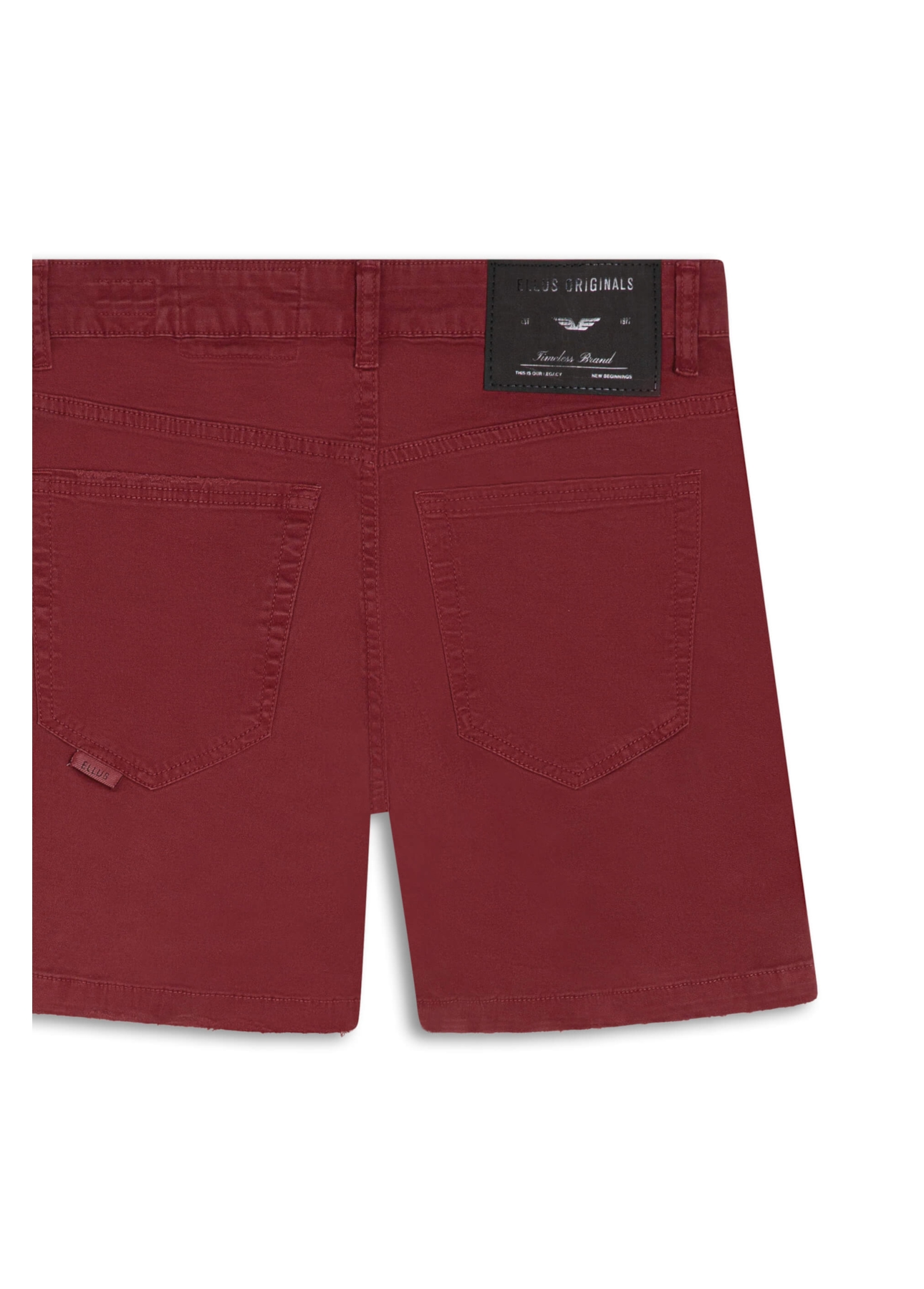 Short Color Twill Power Classic 5 Pckts Bordeaux