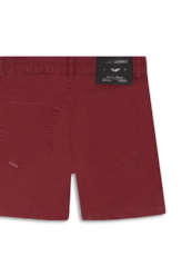 Short Color Twill Power Classic 5 Pckts Bordeaux