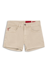 Short Color Twill Power Higher Kate m Husk