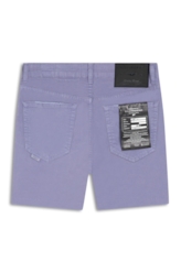 Short Color Twill Power Lilas