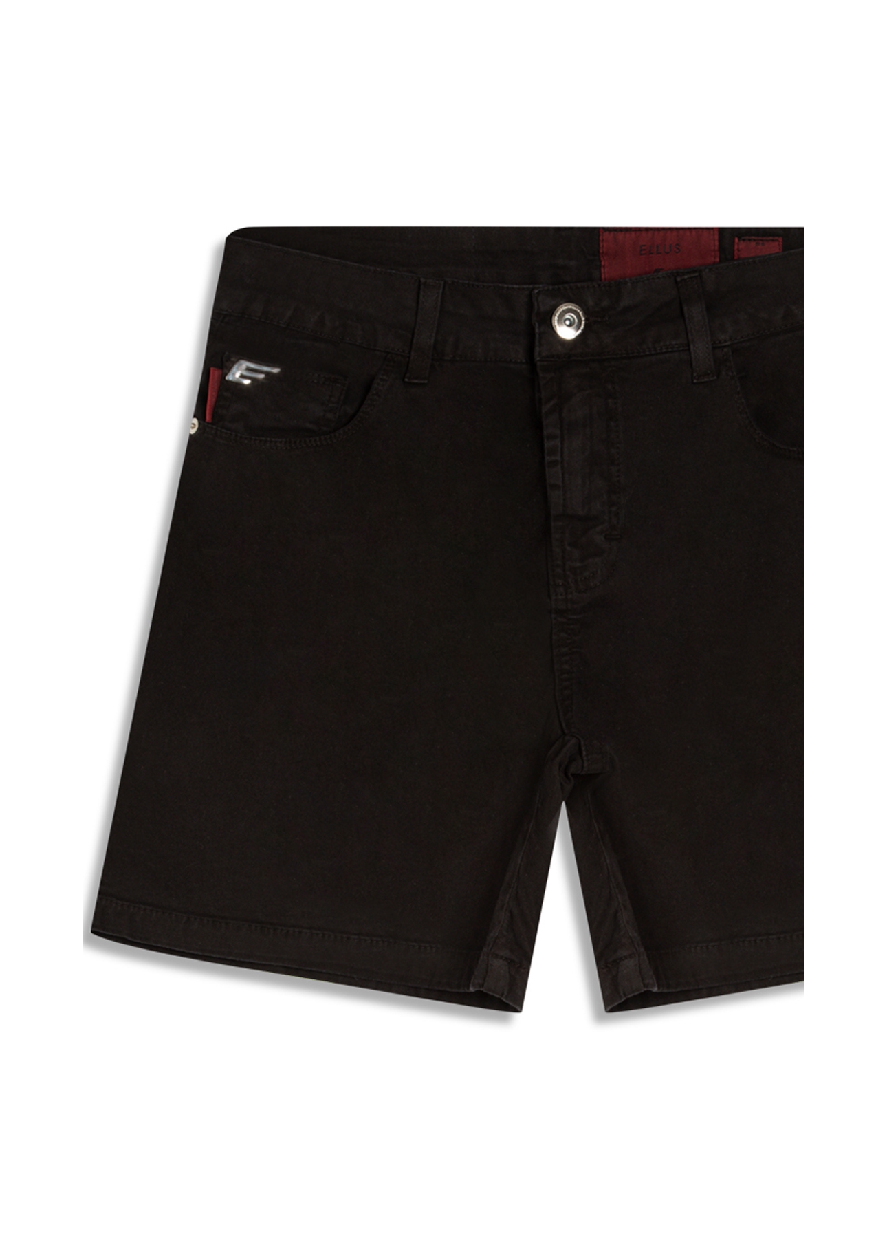 Short Color Twill Power Preto