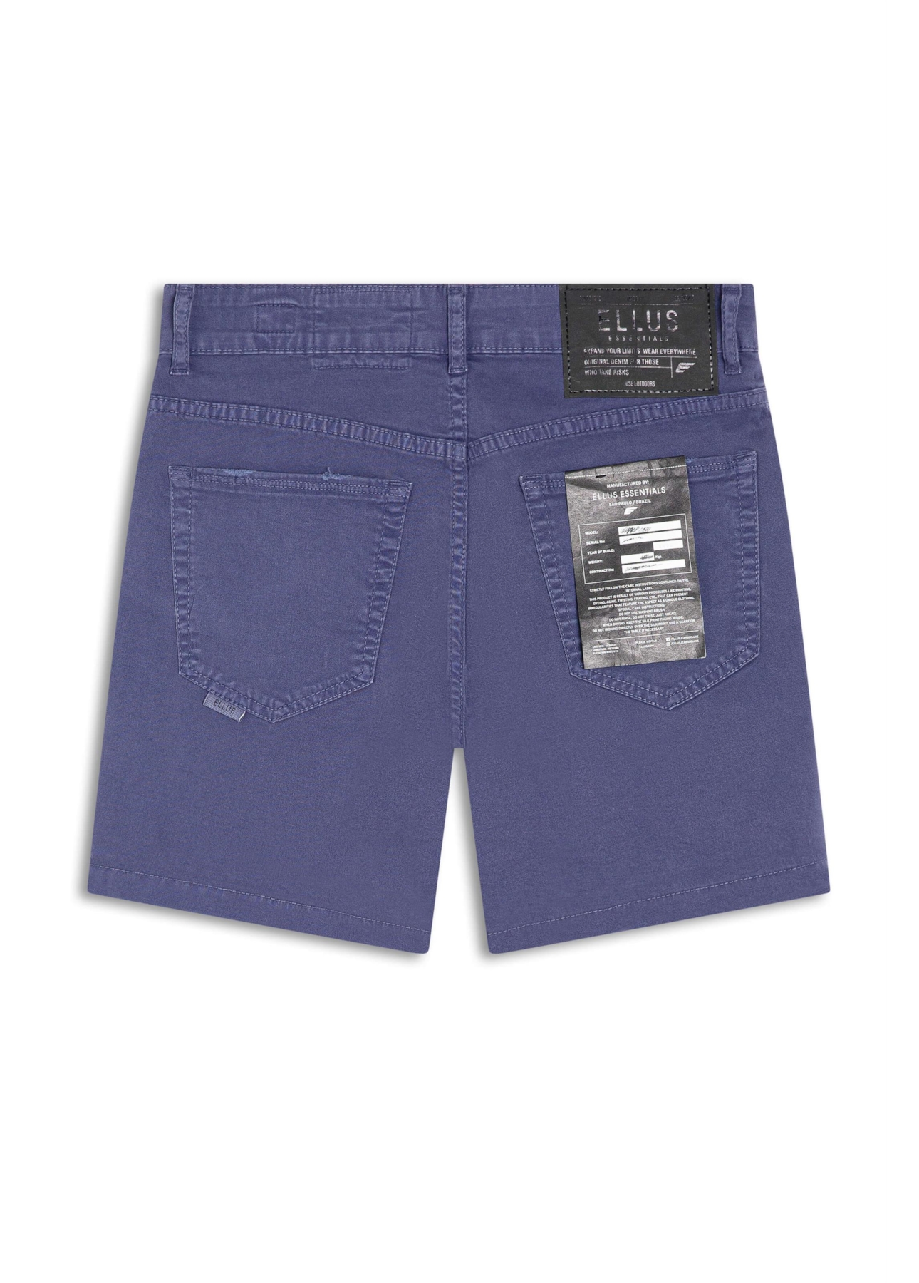 Short Color Twill Power Purple Blue