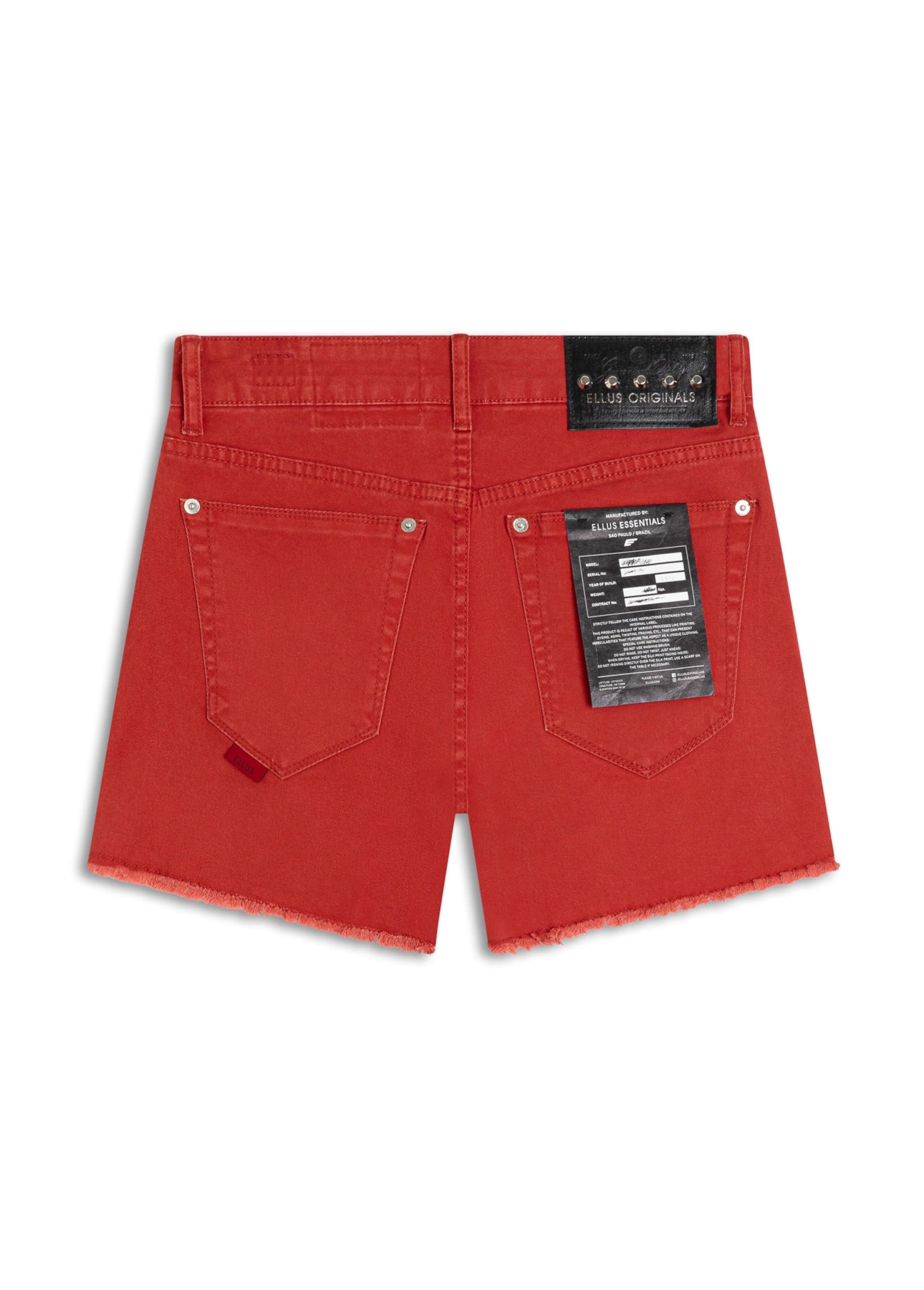 Short Color Twill Power Vermelho
