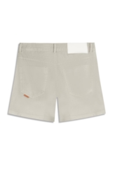 Short Color Twill Silver