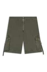 Short Color Twill Wide Cargo Verde Escuro