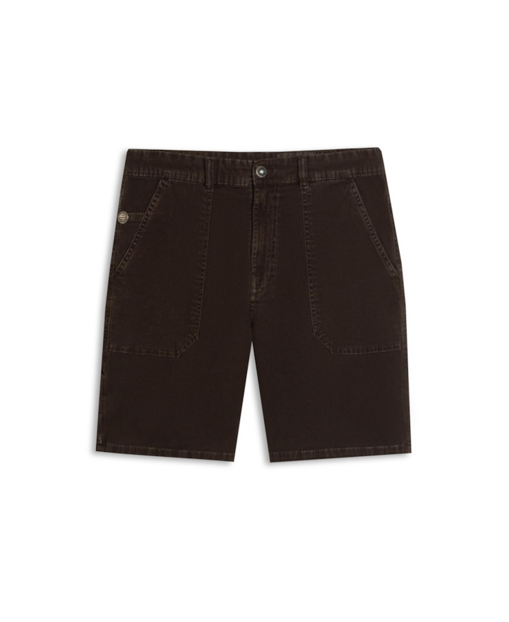 Short Color Worker Marrom Escuro
