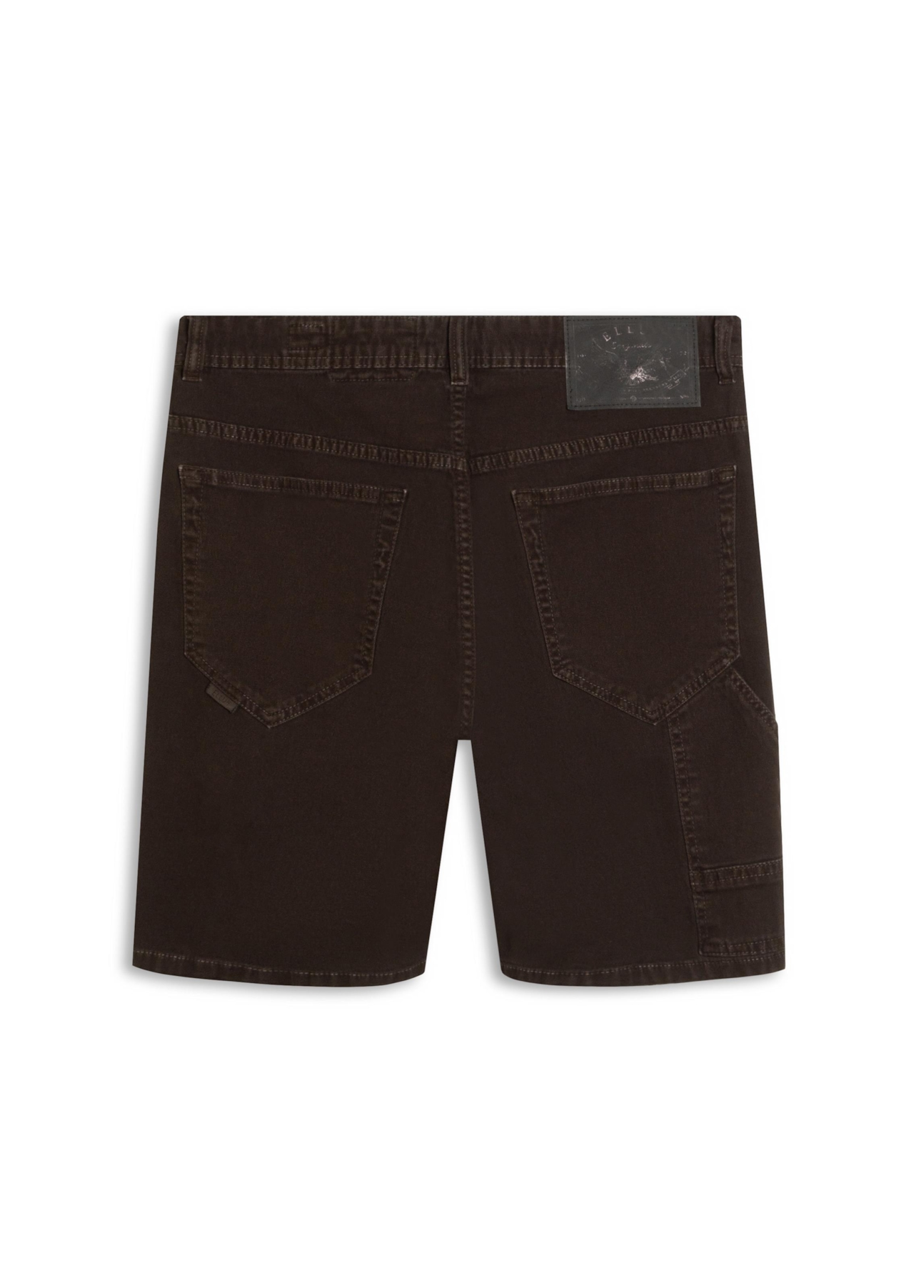 Short Color Worker Marrom Escuro