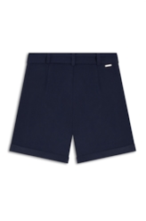 Short Crepe Way Bow Marinho