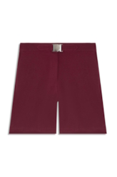 Short Crepe Way Buckle Vinho