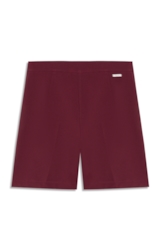Short Crepe Way Buckle Vinho
