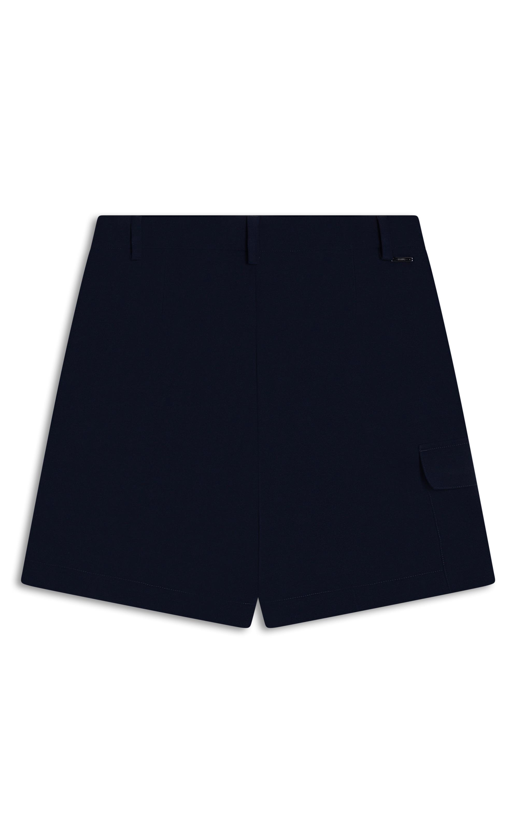 Short Crepe Way Skate Dark Navy