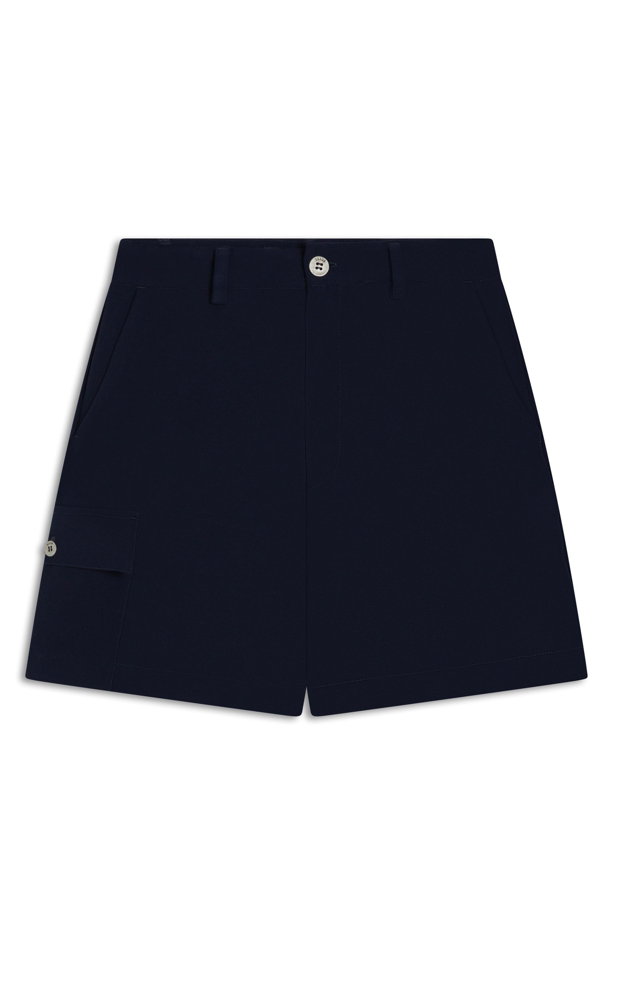 Short Crepe Way Skate Dark Navy