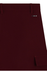 Short Crepe Way  Skate Vinho