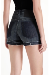 Short Dark Forest Elastic Lav.Escuro