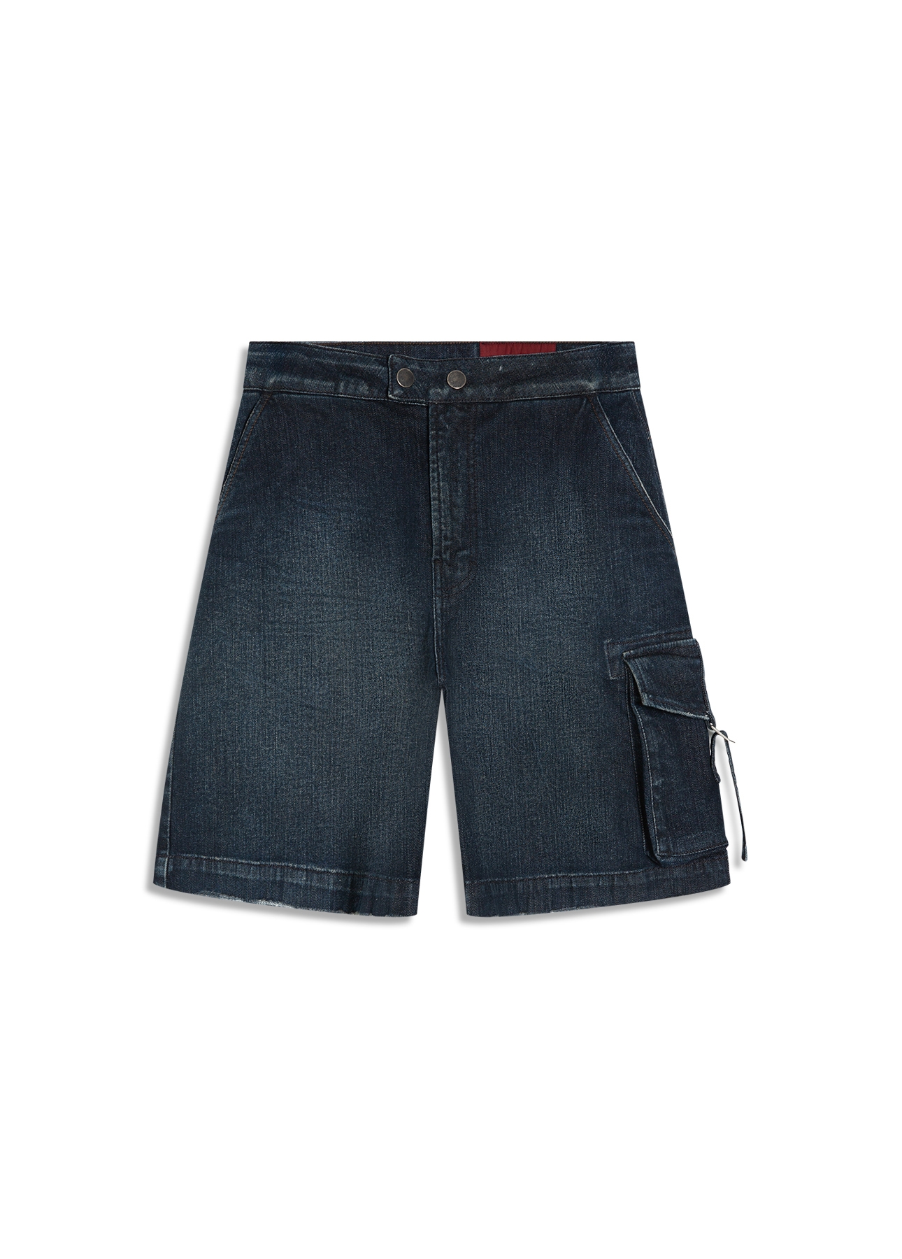 Short Dark Forest Elastic  Wide Lav.Escuro