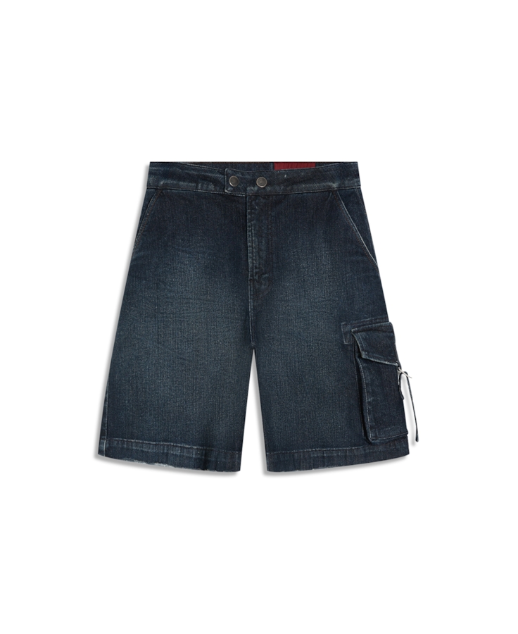 Short Dark Forest Elastic  Wide Lav.Escuro