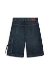 Short Dark Forest Elastic  Wide Lav.Escuro