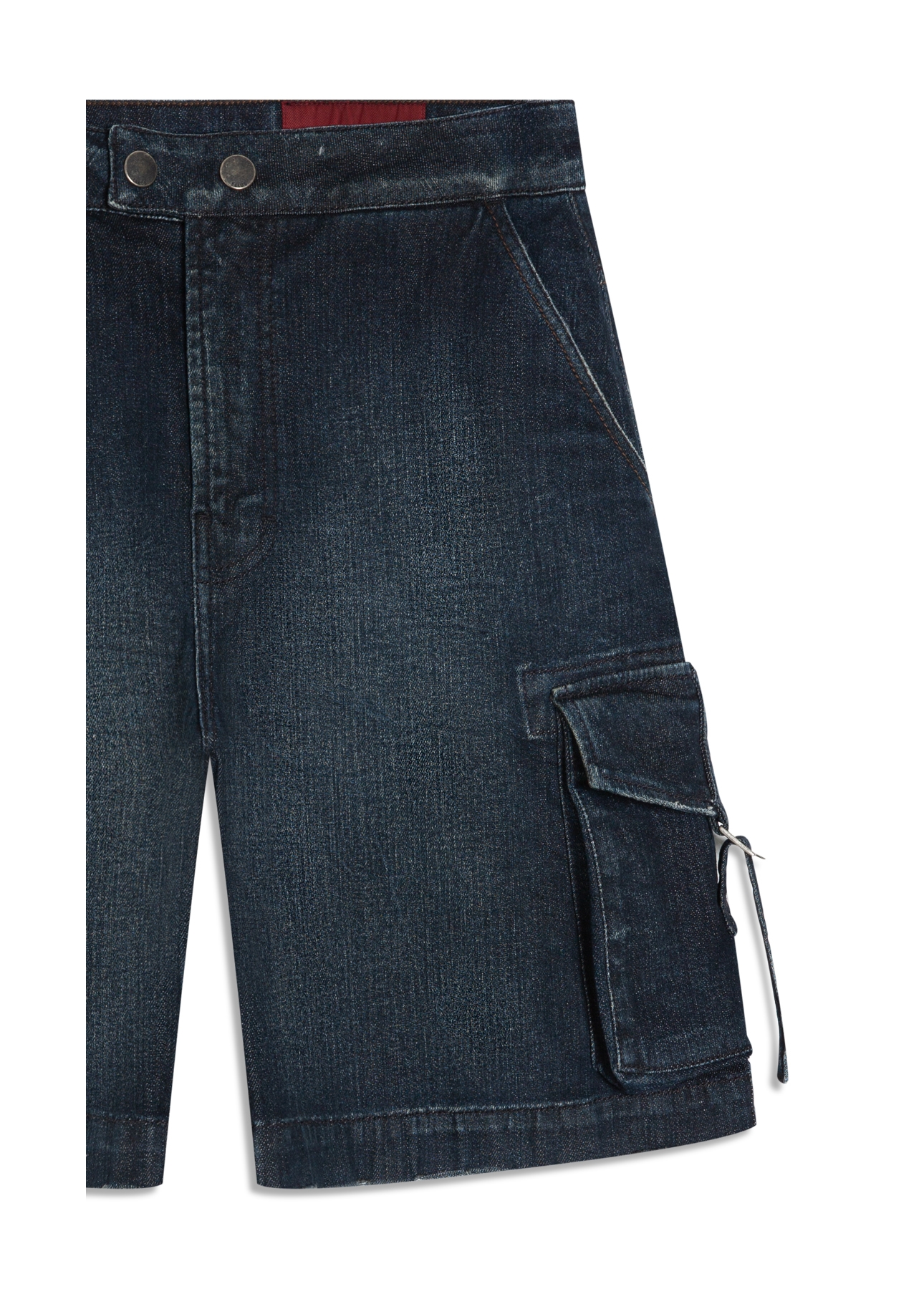 Short Dark Forest Elastic  Wide Lav.Escuro