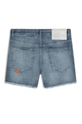 Short Dark Indigo Elastic Lav.Claro