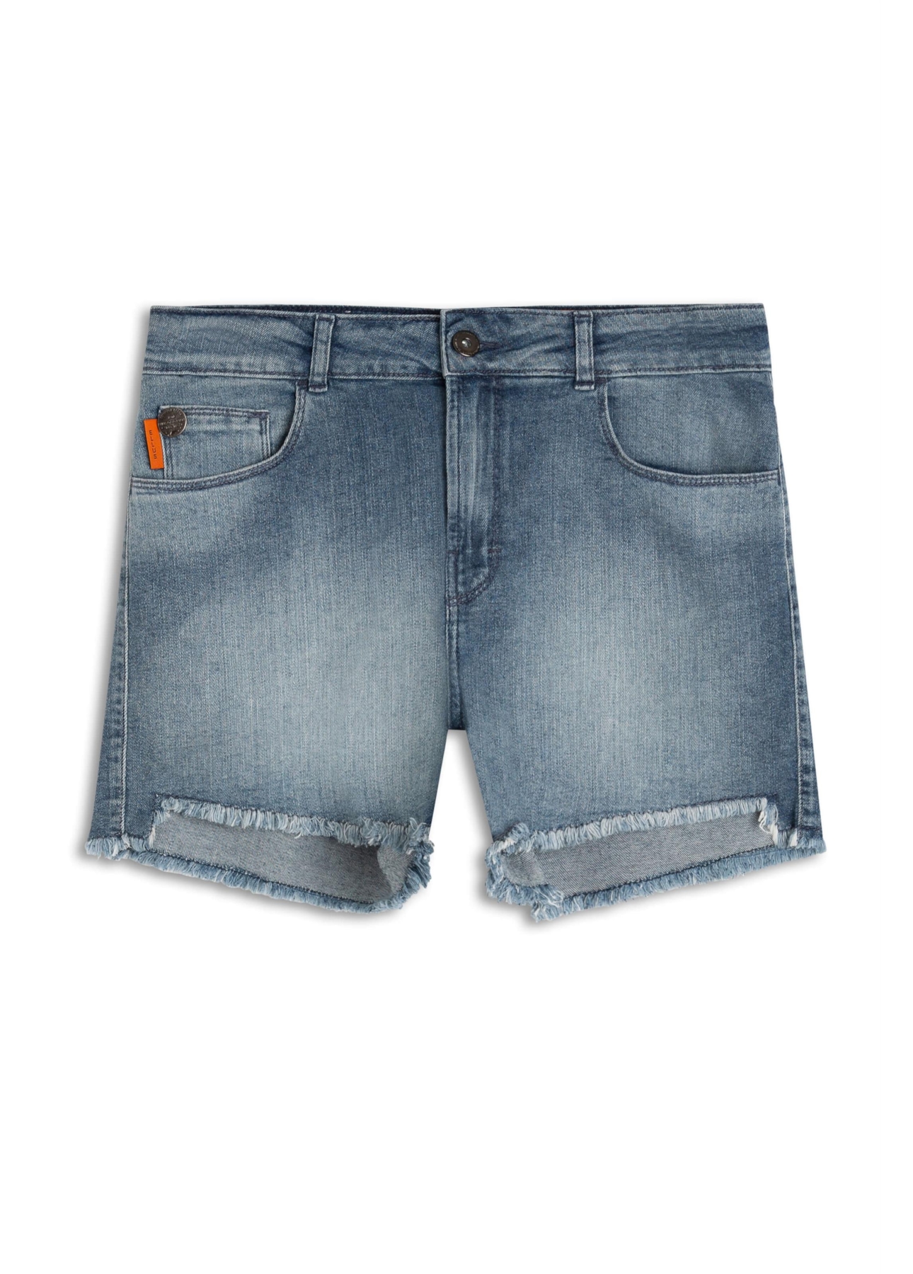 Short Dark Indigo Elastic Lav.Claro