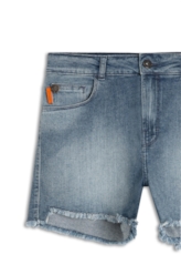 Short Dark Indigo Elastic Lav.Claro