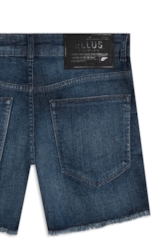 Short Dark Indigo Elastic Lav.Esc.Uro