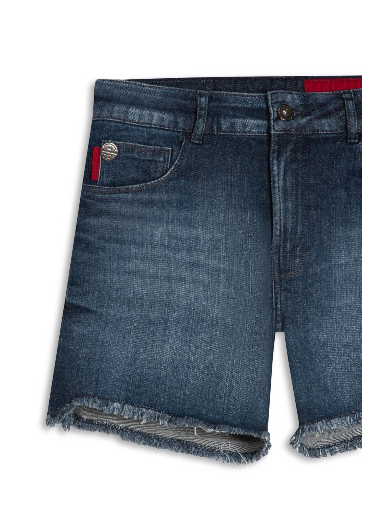 Short Dark Indigo Elastic Lav.Esc.Uro